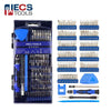 ECS TOOLS - MT-T124 - 124 in 1 Magnetic Precision Screwdriver Sets with Flexible Shaft Extension Rod