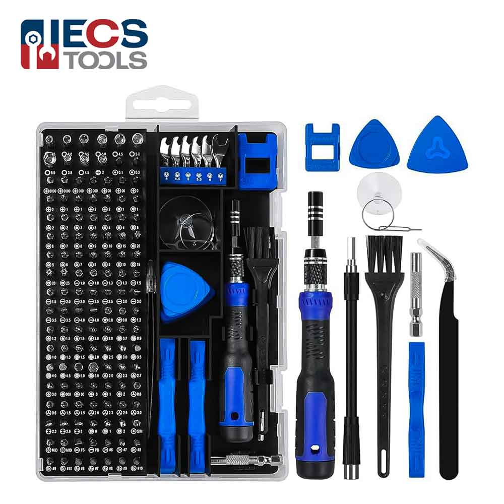 ECS TOOLS - MT-T160 - 160 in 1 Magnetic Precision Screwdriver Sets with Flexible Shaft Extension Rod