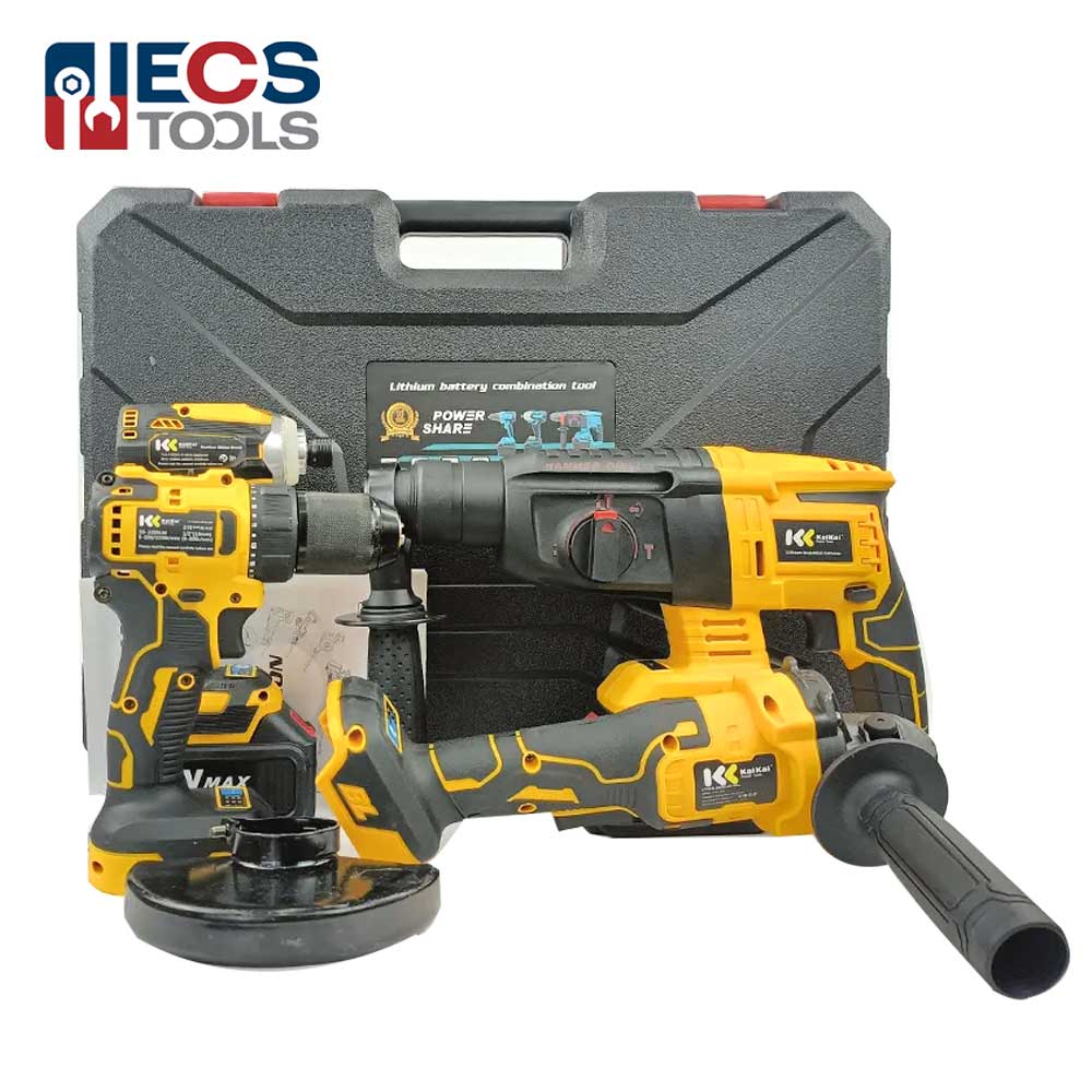 ECS TOOLS - Factory Power Drills Kit 12v Portable Electric Cordless Brushless 18V 21V cordless Drill Lithium Battery Drill Machine