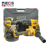 ECS TOOLS - Factory Power Drills Kit 12v Portable Electric Cordless Brushless 18V 21V cordless Drill Lithium Battery Drill Machine