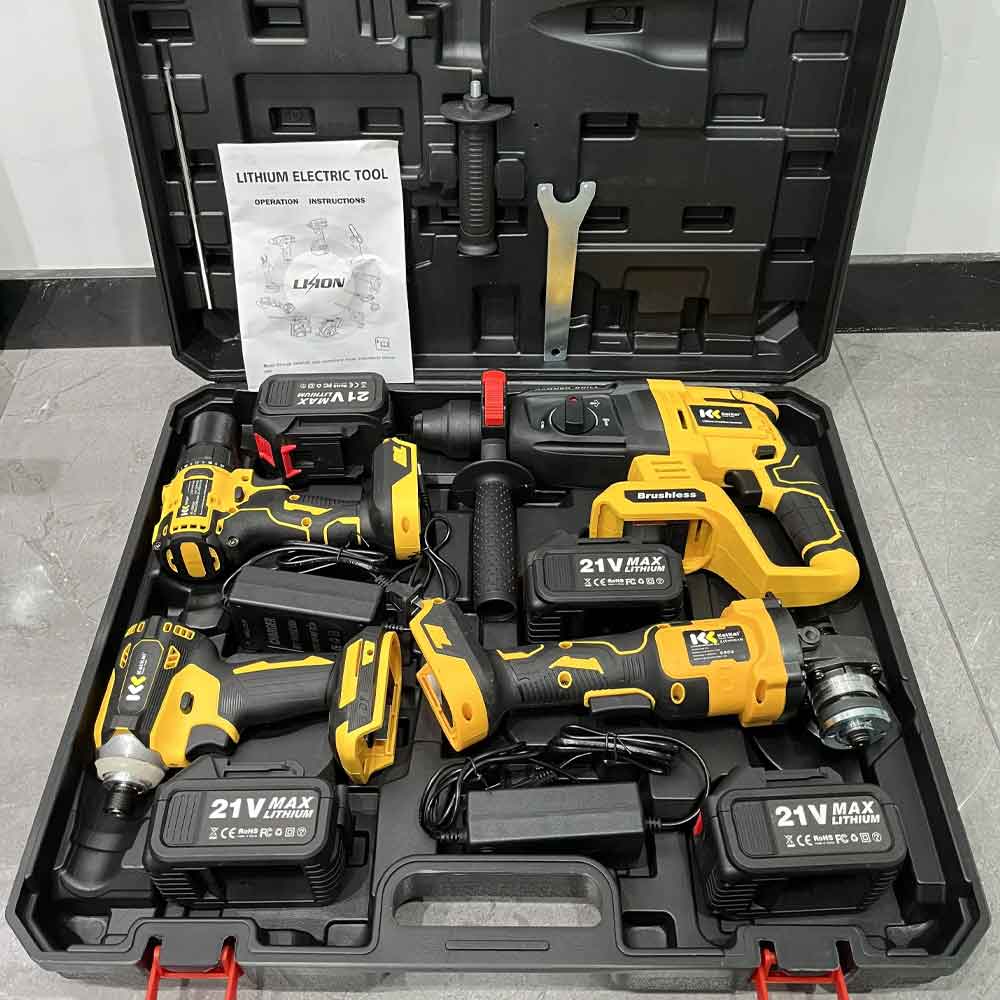 ECS TOOLS Factory Power Drills Kit 12v Portable Electric Cordless Br Locksmith Keyless