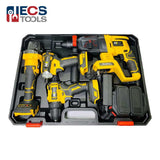 ECS TOOLS - Factory Power Drills Kit 21v Portable Electric Cordless Brushless 18v Cordless Drill Lithium Battery Power Tools Kit