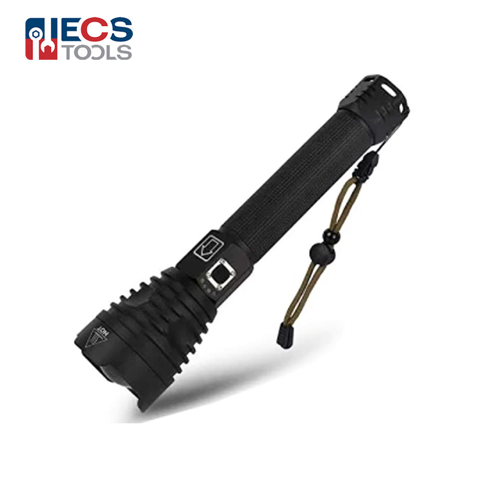 ECS TOOLS - RH-12087 - LED XHP90 Zoom Flashlight - Aluminum