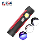 ECS TOOLS - RH-12145 - Magnetic UV Work Light with Clip - Alumimum