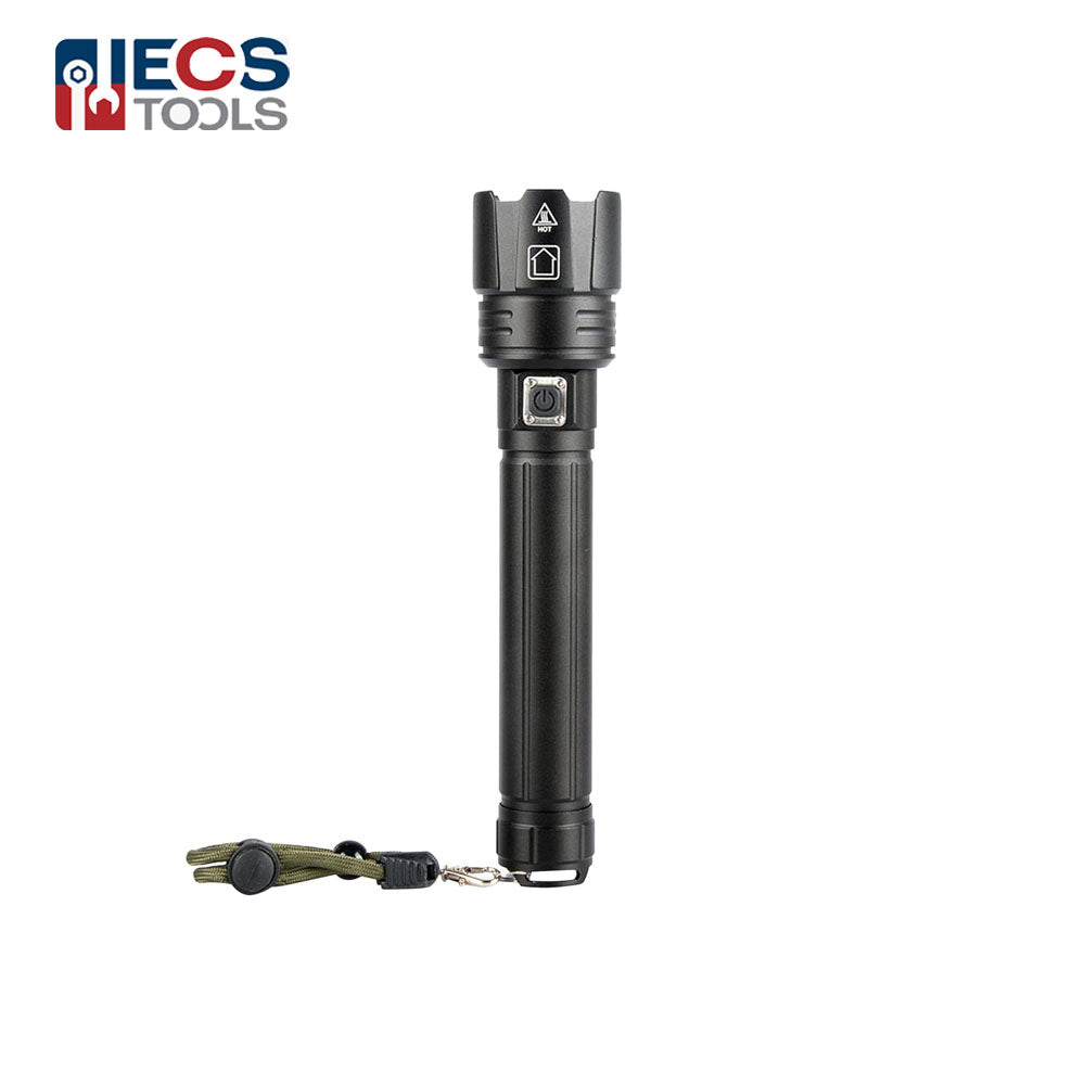 ECS TOOLS - RH-12268 - XHP50 Flashlight with Power Bank Output Power - Aluminum