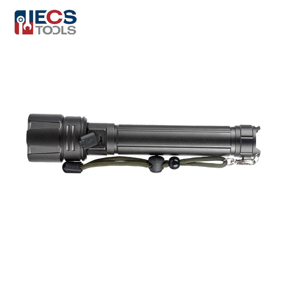 ECS TOOLS - RH-12268 - XHP50 Flashlight with Power Bank Output Power - Aluminum