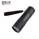 ECS TOOLS - RH-901 - Aluminum 9 LED Flashlight