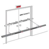 Exit Security Inc SB-01-0060 Double Outswing Door Security Bar