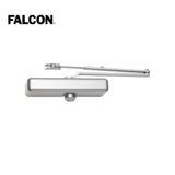 Falcon - SC61A - Light-Medium Duty Closer SLIM Cover with PA Bracket - 689 (Aluminum Painted)