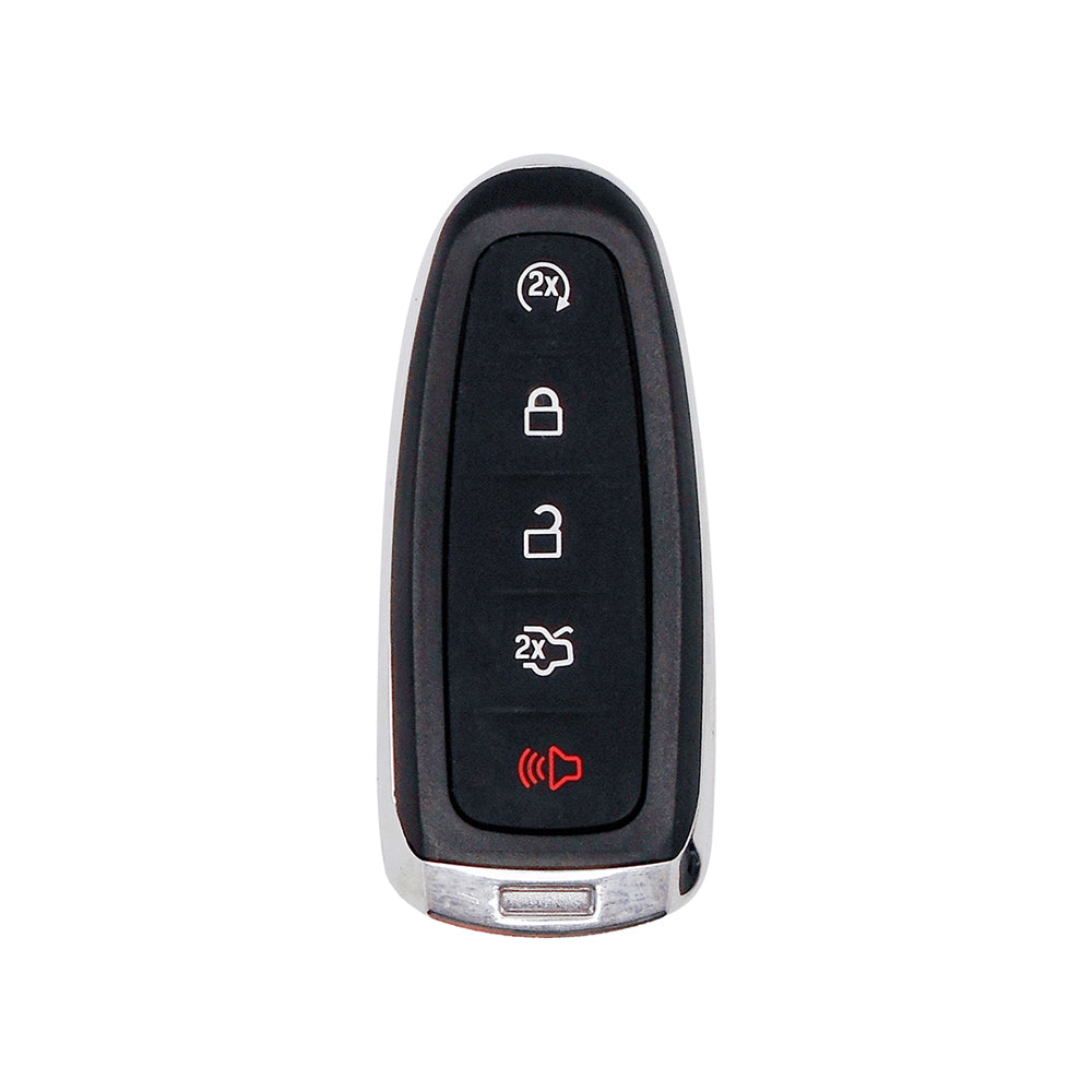 Simple Key 5-Button Smart Remote Key with Trunk and Remote Start (Edge Cut Blade) and EZ Installer Programmer