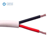 GESS Technologies - Copper Clad Aluminum (CCA) Speaker Cable - 500FT CM/CL2 Pull Box - White