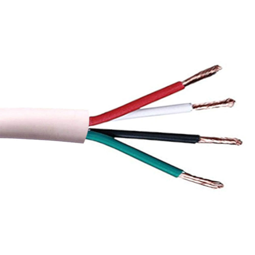 GESS Technologies - Copper Clad Aluminum (CCA) Speaker Cable - 500FT CM/CL2 Pull Box - White