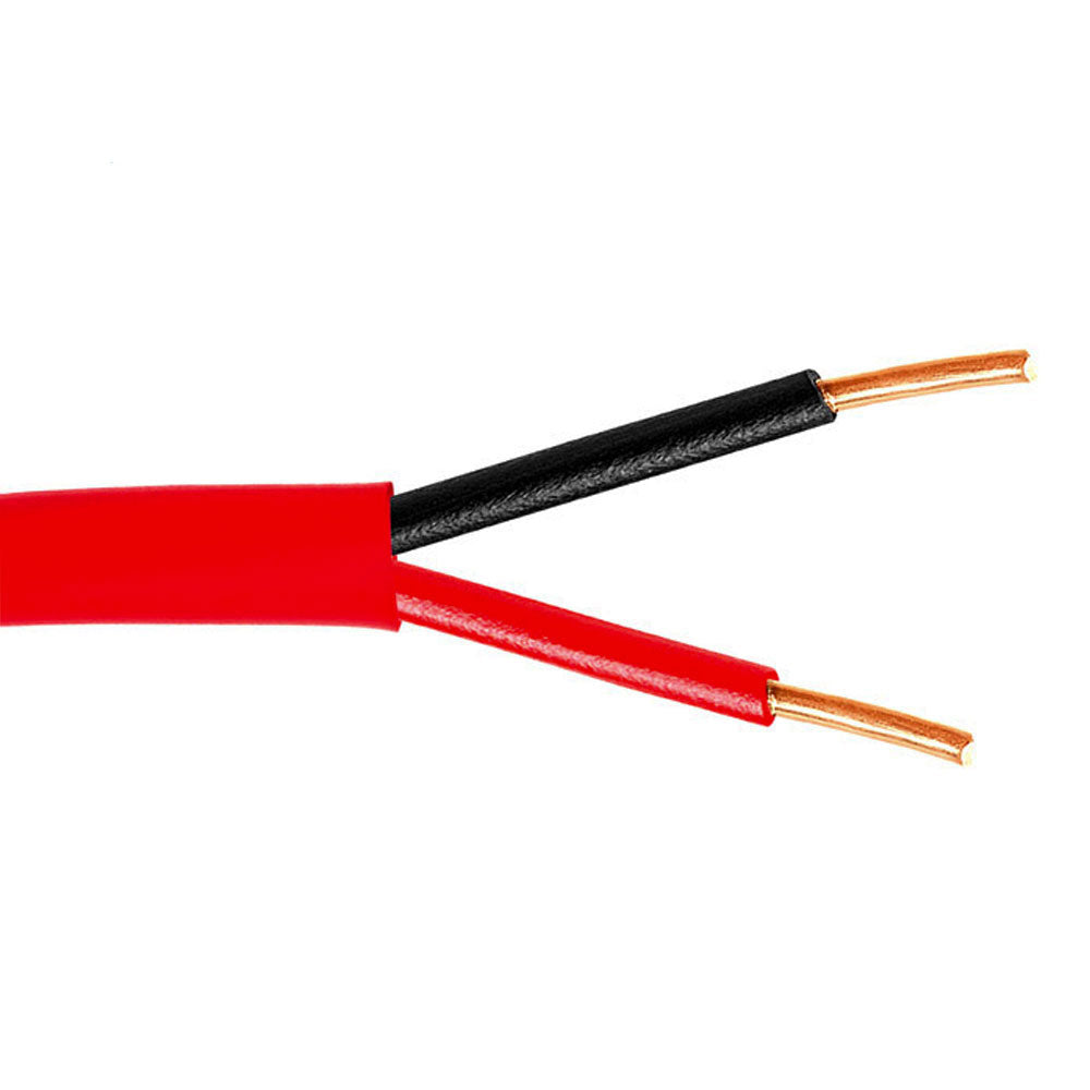 GESS Technologies - Stranded Bare Copper Fire Alarm Cable - 500FT Pull Box - Red