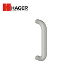 HAGER - 4J - Round Door Pull with 2-3/4 Projection - Satin Stainless Steel