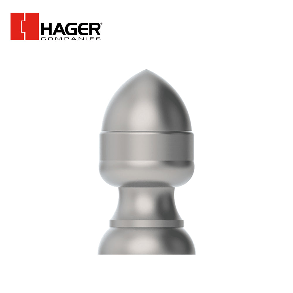 HAGER - 1716 - Acorn Tip Hinge Kit 4 - 605 (Bright Brass Finish)