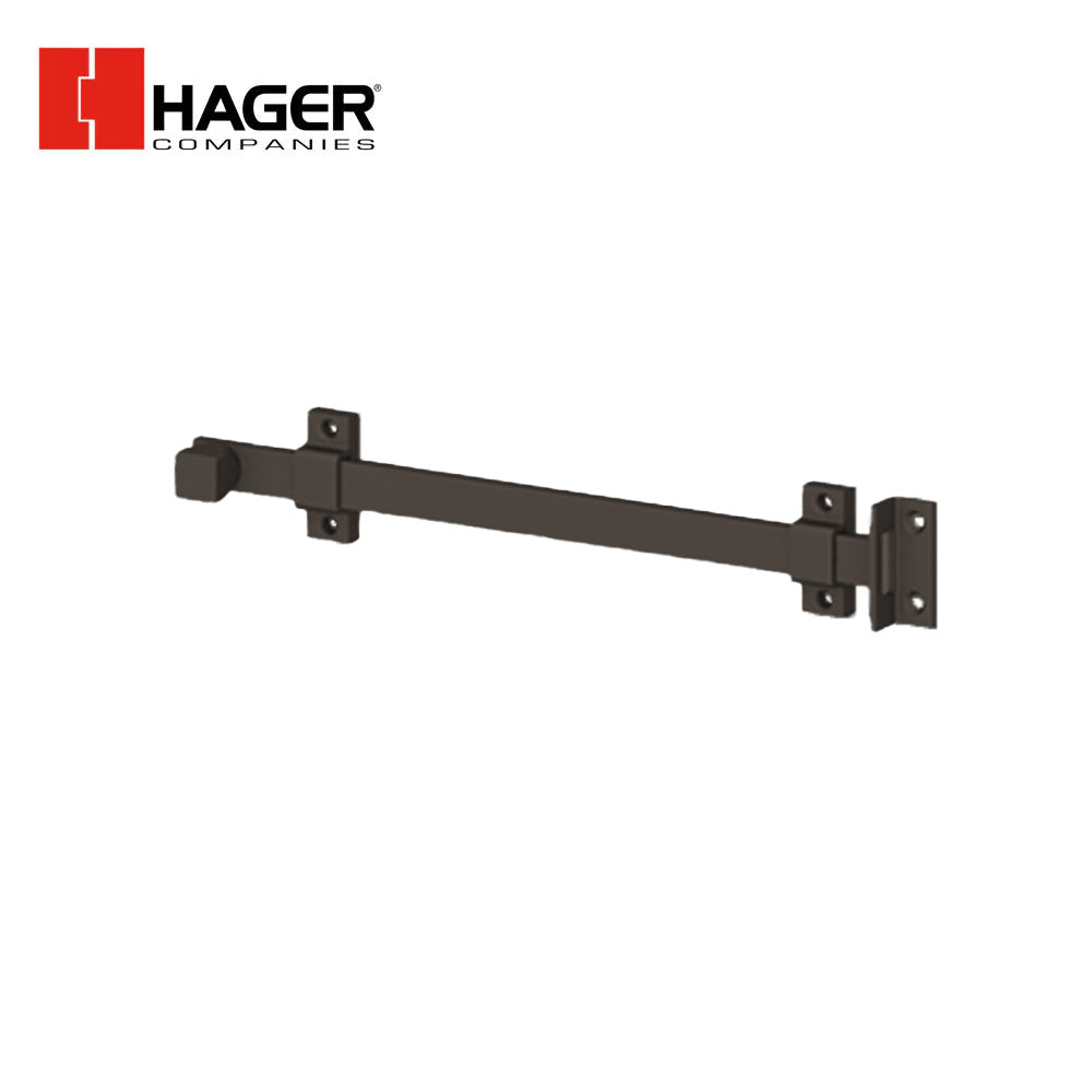 HAGER - 275D - Steel Surface Bolt with Universal and Angle Strikes Included