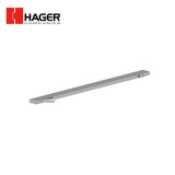 HAGER - 297D - Steel Coordinator with Filler Bar and 1-5/8 Inch by 5/8 Inch Base - Black