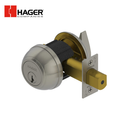 HAGER - 3115 - Cylinder x Thumbturn Deadbolt with 2-3/4 Backsets - Satin Chrome