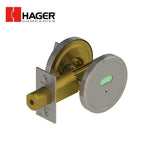 HAGER - 3216 - Thumbturn x Occupancy Indicator Deadbolt - Grade 2 - Satin Chrome