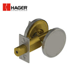 HAGER - 3220 - Thumbturn Only with Blank Plate - Deadbolt - Grade 2 - Satin Chrome