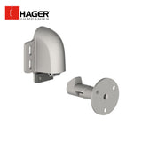 HAGER - 327W - Automatic Wall Stop and Holder with 3-1/16 Strike Projection - Satin Chrome