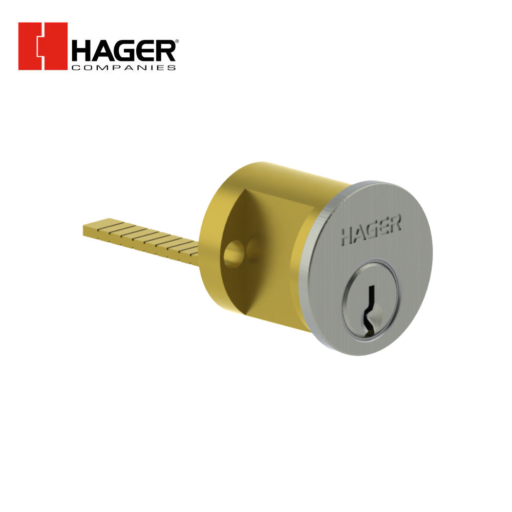 HAGER - 3901 - Rim Cylinder - Satin Chrome