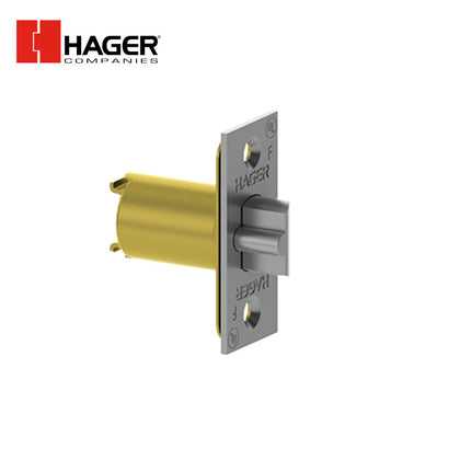 HAGER - 3950 - Dead Latch with 2-3/8 Backset - Satin Chrome