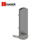 HAGER - 45BE - Escutcheon Passage Lever Trim for 4500 Series Exit Device - Archer Lever Style - Satin Chrome