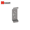 HAGER - 47RN - Raised Lip Pull - Night Latch No Core with Cup - Satin Stainless Steel