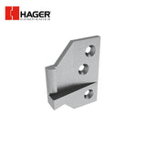 HAGER - 4911 - Double Door Strike Without Mullion 4700 Series - Grade 1 - Satin Stainless Steel