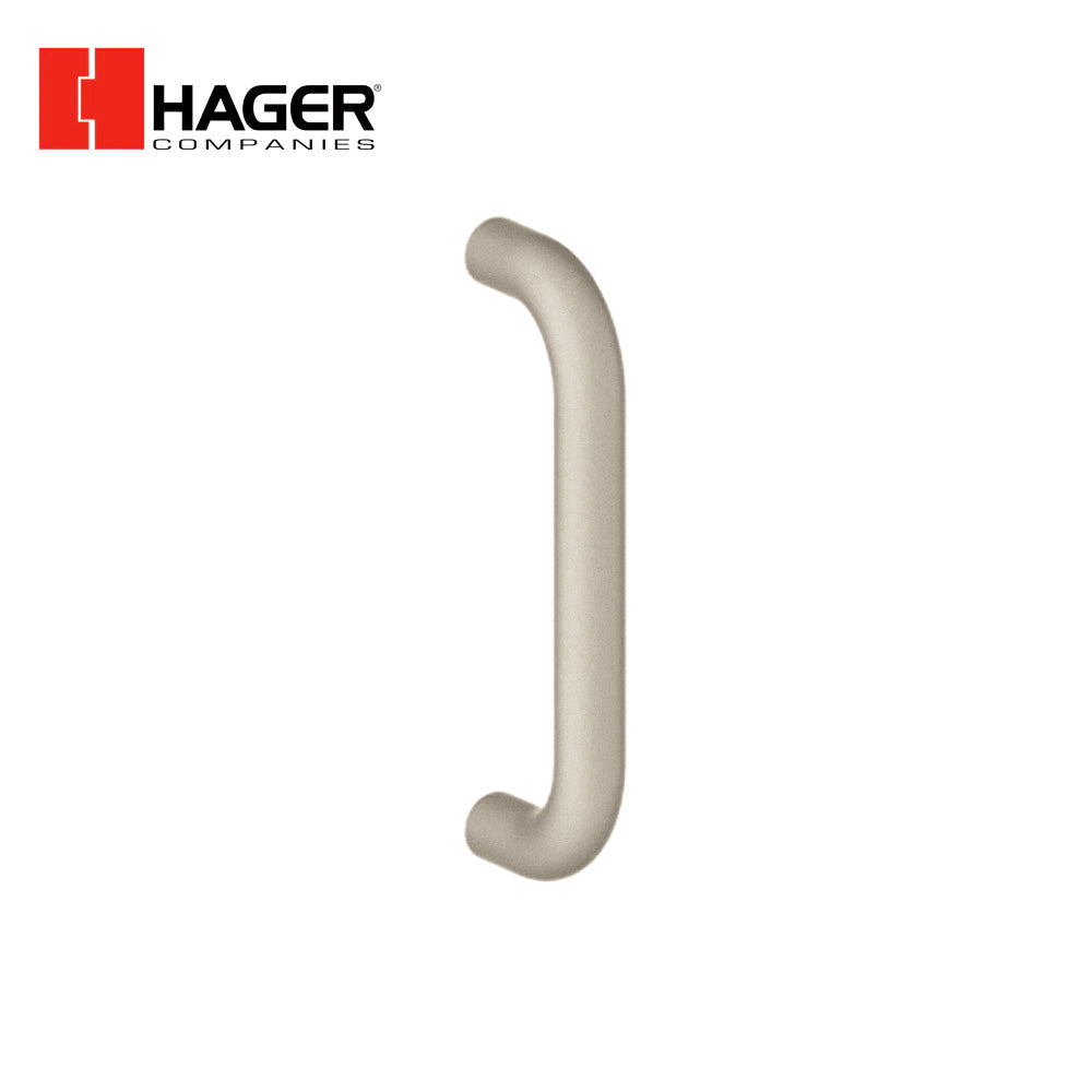 HAGER - 4J - Round Pull 10 CTC with 2-3/4 Projection and 1-3/4 Clearance - Satin Stainless Steel