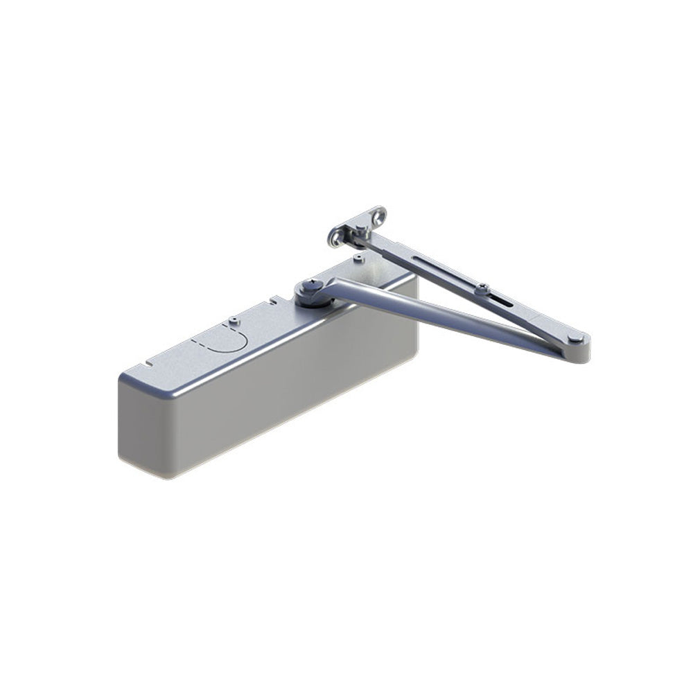 HAGER - 5100-MLT - Surface Closer Push or Pull Side Tri Mount Mounting with Regular Double Lever Arm and Size 1 to 6 Adjustable - Grade 1