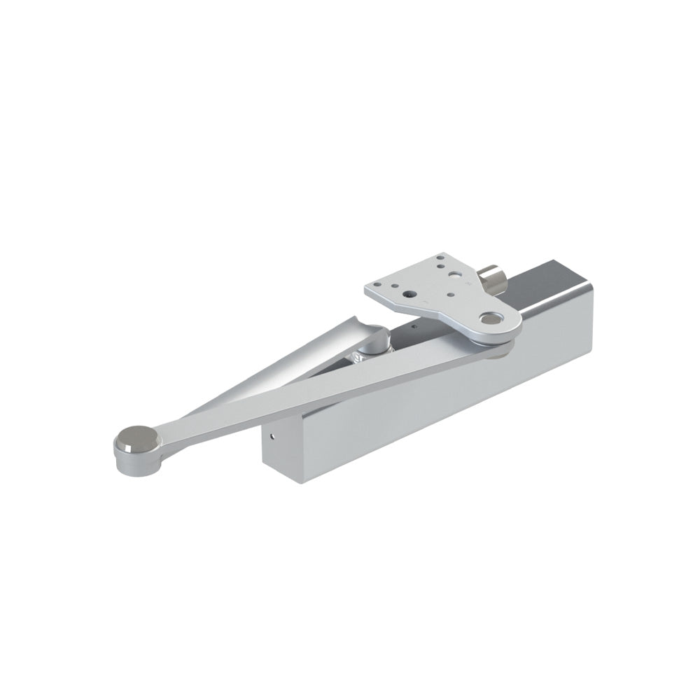 HAGER - 5200-PAR - Surface Closer Push or Pull Side Parallel Arm Mounting - Size 1 to 6 Adjustable - Grade 1 - Aluminum