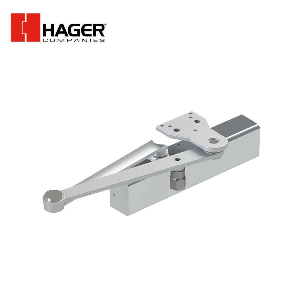 HAGER - 5200-PAR - Surface Closer Push or Pull Side Parallel Arm Mounting - Size 1 to 6 Adjustable - Barrier Freeh - Grade 1