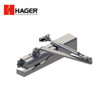 HAGER - 5200-PAR - Surface Closer Push or Pull Side Parallel Arm Mounting - Size 1 to 6 Adjustable - Barrier Freeh - Grade 1