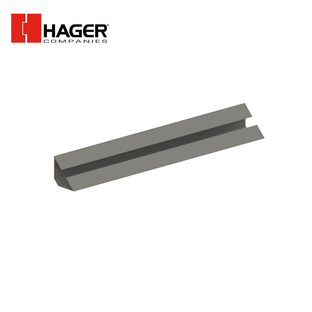 HAGER - 721S - Press-On Weather Striping - 36 by 84 - Charcoal