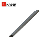 HAGER - 736S - Press-On Weather Strip Smoke Seal - Charcoal