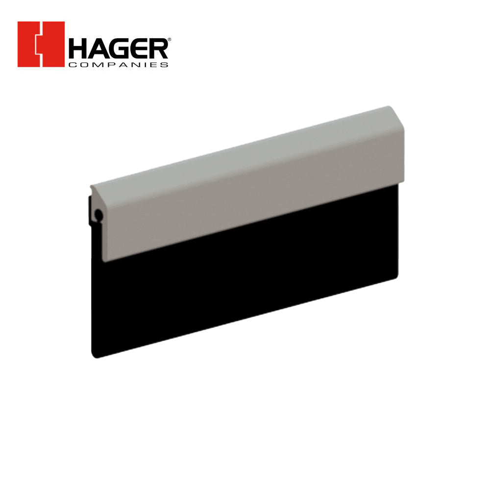 HAGER - 753S - Door Bottom Sweep with Neoprene Insert - 36 - Milled Aluminum