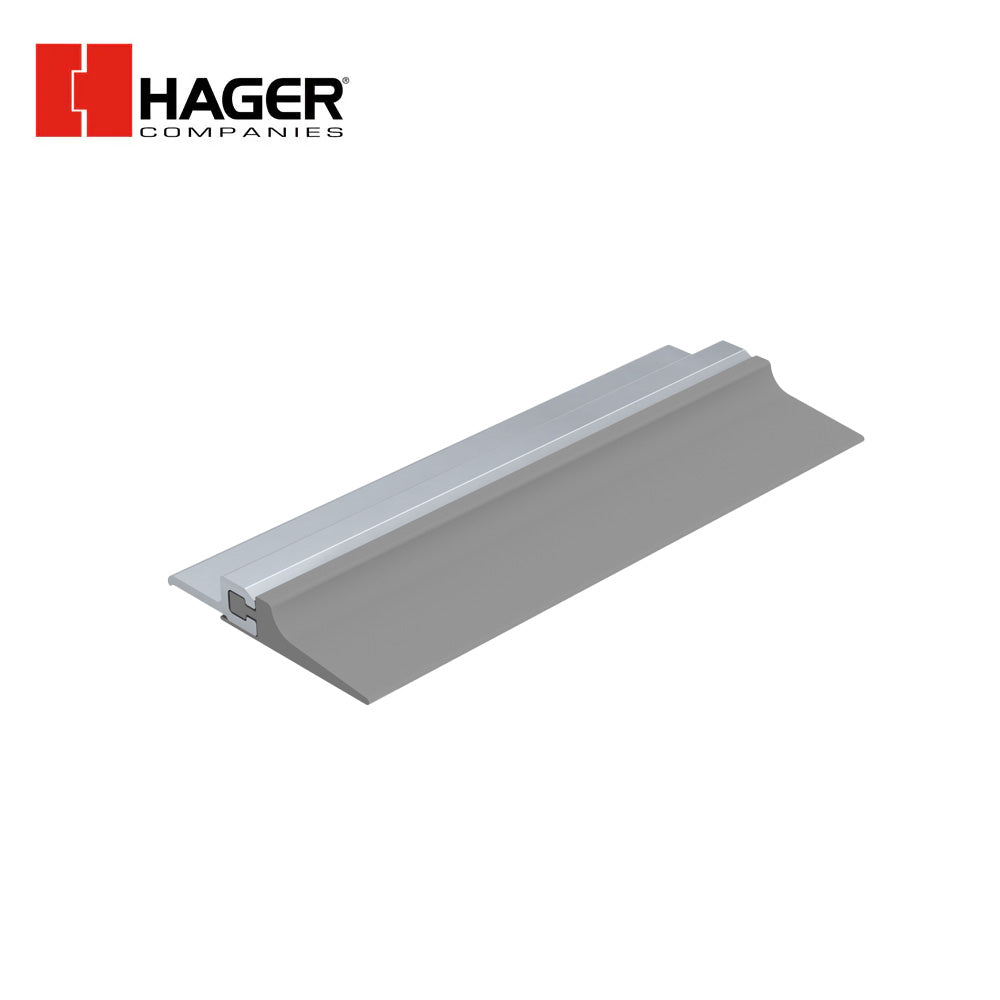 HAGER - 756S - Door Bottom Sweep or Astragal with Vinyl Insert - Milled Aluminum