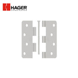 HAGER - 7741 - Straight Door Pull 8 CTC - 1-1/2 Clearance - 3/4 Diameter - Satin Brass