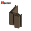 HAGER - 780-041HD - Heavy Duty Concealed Leaf Continuous Geared Hinge - Swing Clear Action