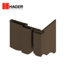 HAGER - 780-046HD - Heavy Duty Half Surface Continuous Geared Hinge