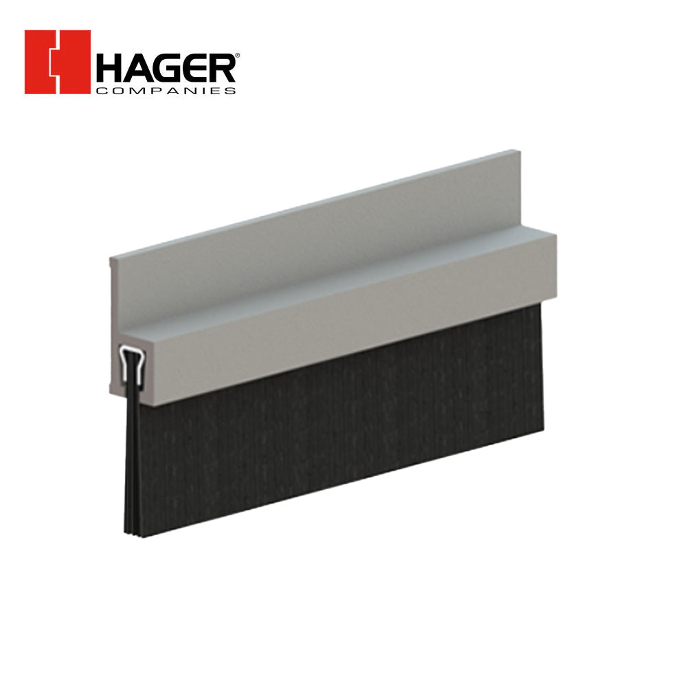 HAGER - 801S - Door Bottom Sweep - Milled Aluminum