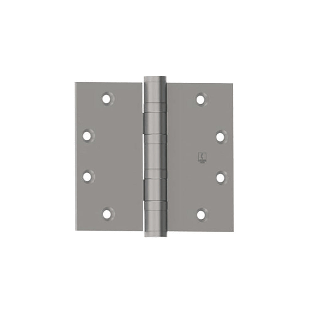 HAGER - BB1168 - Full Mortise Ball Bearing Hinge - 4.5 Inch by 4.5 Inch - 5 Knuckle - Satin Chrome