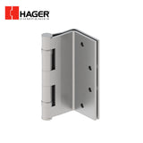 HAGER - BB1260 - Full Mortise Ball Bearing Swing Clear Hinge - 4.5 - 5 Knuckle - Satin Chrome