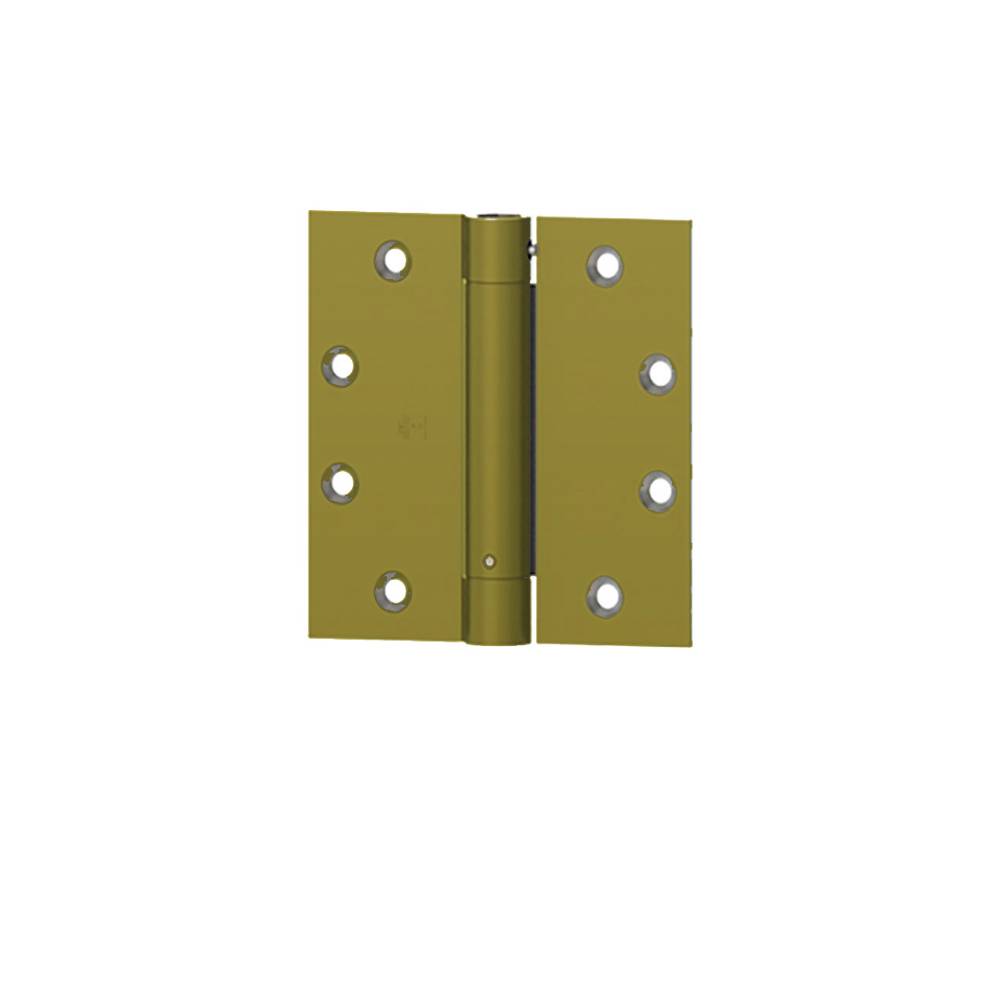 HAGER - EC1105 4.5X 4.5 US3 - Full Mortise Spring Hinge 4-1/2 by 4-1/2 - Bright Brass-605