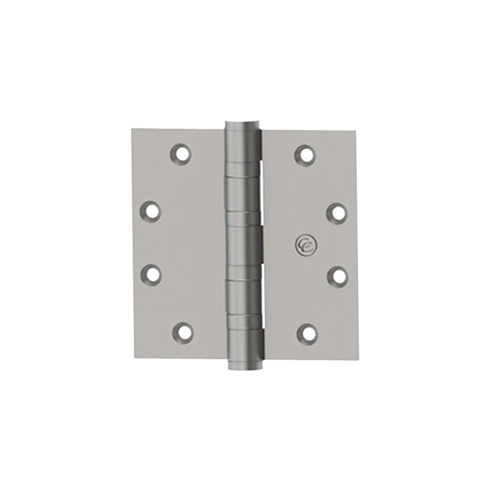 HAGER - ECBB1102 - Full Mortise Ball Bearing Ecco Hinge - 4.5 Inch by 4.5 Inch - 5 Knuckle - Satin Chrome