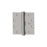 HAGER - ECBB1102 - Full Mortise Ball Bearing Ecco Hinge - 4.5 Inch by 4.5 Inch - 5 Knuckle - Satin Chrome