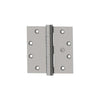 HAGER - ECBB1102 - Full Mortise Ball Bearing Ecco Hinge - 4.5 Inch by 4.5 Inch - 5 Knuckle - Satin Chrome