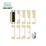 HES - 1600 Series - Electric Strike Body for Cylindrical or Mortise Latchbolt and Deadbolt Locks with 1LB and 1DB (1J 1K 1KD 1KM 1N 1ND 1NM 1NTD) Faceplate Kit - Grade 1 - Auto-Sensing 12/24 VDC